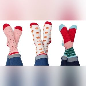 Chick-fil-a Socks- set of 3- Winter 2023
